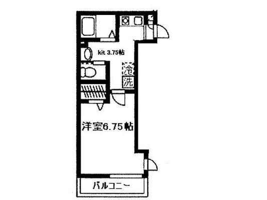 白山賃貸アパート・1K