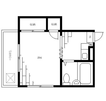 白山 マンション 1K