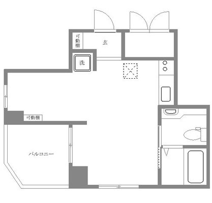 白山 マンション 1R