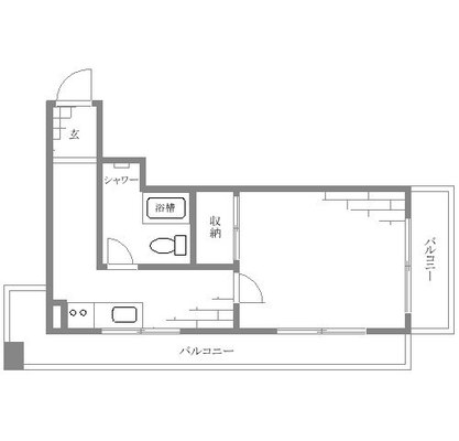 白山 マンション 1K
