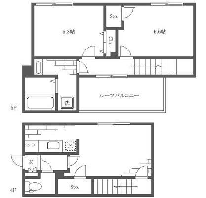 白山 マンション 2DK