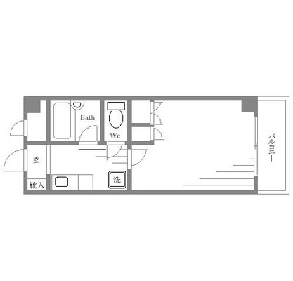 白山 マンション 1K