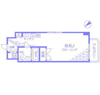 東京都文京区向丘２丁目 賃貸マンション 1R