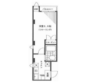 東京都文京区白山４丁目 賃貸マンション 1K